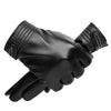 Leather Gloves PU Windproof