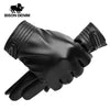 Leather Gloves PU Windproof